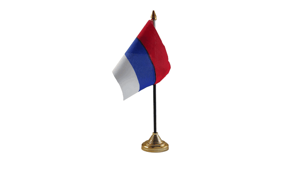 Tischflagge Serbien mit Wappen Tischfahne Flagge Fahne 