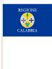 Kalabrien Fahne / Flagge am Stab | 30 x 45 cm