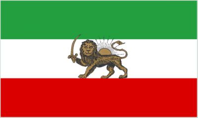 Fahne Flagge Iran 30x45 cm mit Schaft 