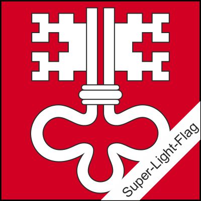 Kanton St Flagge Gallen Hissflagge 90 x 90 cm Fahne Schweiz 