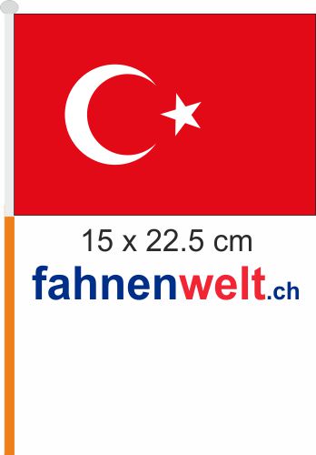 Türkei Fahne ca.150x90cm Türkische Hiss Flagge 2 x Metallösen Flaggen Türkiye 
