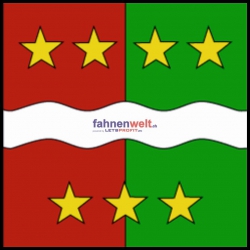 Fahne Gemeinde 1062 Sottens Ehemalige Gemeinde (VD) | 30 x 30 cm und Grösser