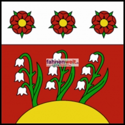 Fahne Gemeinde 1484 Aumont Ehemalige Gemeinde (FR) | 30 x 30 cm und Grösser