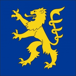 Fahne Gemeinde 1567 Delley-Portalban (FR) | 30 x 30 cm und Grösser