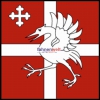 Fahne Gemeinde 1628 Vuadens (FR) | 30 x 30 cm und Grösser