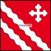 Fahne Gemeinde 1673 Auboranges (FR) | 30 x 30 cm und Grösser