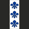 Fahne Gemeinde 1718 Rechthalten (FR) | 30 x 30 cm und Grösser
