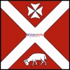 Fahne Gemeinde 1727 Corpataux-Magneden Ehemalige Gemeinde (FR) | 30 x 30 cm und Grösser