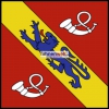 Fahne Gemeinde 1728 Rossens Ehemalige Gemeinde (FR) | 30 x 30 cm und Grösser