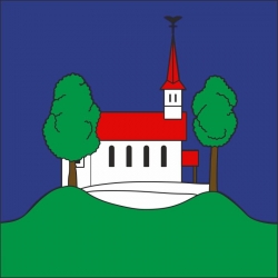 Fahne Gemeinde 1736 St. Silvester (FR) | 30 x 30 cm und Grösser