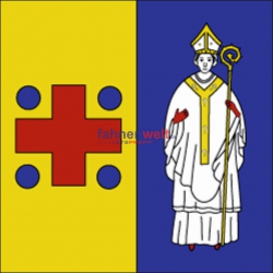 Fahne Gemeinde 2054 Chézard-St-Martin Ehemalige Gemeinde (NE) | 30 x 30 cm und Grösser