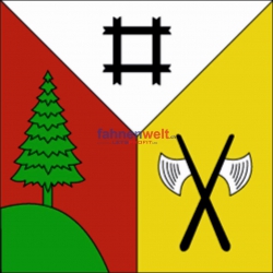 Fahne Gemeinde 2063 Fenin-Vilans-Saules Ehemalige Gemeinde (NE) | 30 x 30 cm und Grösser