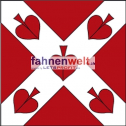 Fahne Gemeinde 2517 Diesse Ehemalige Gemeinde (BE) | 30 x 30 cm und Grösser