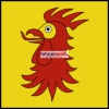 Fahne Gemeinde 2714 Les Genevez (JU) | 30 x 30 cm und Grösser