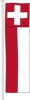 Knatterfahne Schweiz | Basisgrösse 120 cm | mit gedrucktem Sujet