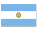 Argentinien Hissfahne gedruckt im Querformat | 90 x 150 cm