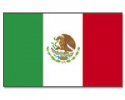 Mexiko Hissfahne gedruckt im Querformat | 90 x 150 cm