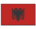 Albanien Hissfahne gedruckt im Querformat | 90 x 150 cm