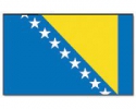 Bosnien Herzegowina Hissfahne gedruckt Querformat | 90 x 150 cm