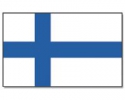 Finnland Hissfahne gedruckt im Querformat | 90 x 150 cm
