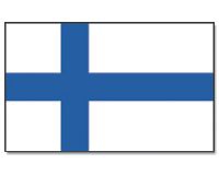 Finnland Hissfahne gedruckt im Querformat | 90 x 150 cm