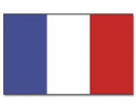 Frankreich Hissfahne gedruckt im Querformat | 90 x 150 cm