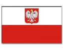 Polen mit Adler Fahne gedruckt | 150 x 240 cm
