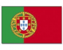 Portugal Hissfahne gedruckt im Querformat | 90 x 150 cm