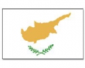 Zypern Hissfahne gedruckt im Querformat | 90 x 150 cm