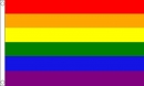 Fahne Regenbogen MULTI-FLAG | 90 x 150 cm