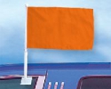 Oranje Autofahne gedruckt im Querformat | 27 x 45 cm