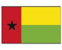 Guinea-Bissau Hissfahne gedruckt im Querformat | 90 x 150 cm
