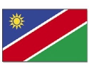 Namibia Hissfahne gedruckt im Querformat | 90 x 150 cm