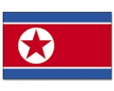Nordkorea Hissfahne gedruckt im Querformat | 90 x 150 cm