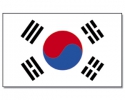 Südkorea Hissfahne gedruckt im Querformat | 90 x 150 cm