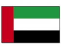 Vereinigte Arabische Emirate Hissfahne ged. quer | 90 x 150 cm