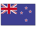 Neuseeland Hissfahne gedruckt im Querformat | 90 x 150 cm