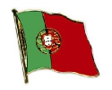 Flaggen Pin Portugal geschwungen | ca. 20 mm