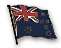 Flaggen Pin Australien geschwungen | ca. 20 mm