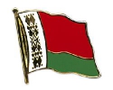 Flaggen Pin Belarus Weissrussland geschwungen | ca. 20 mm