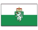 Steiermark mit Wappen Hissfahne gedr. Quer | 90 x 150 cm