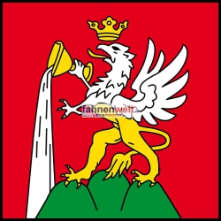 Fahne Gemeinde 3954 Leukerbad (VS) | 30 x 30 cm und Grösser