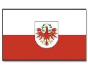Tirol mit Wappen gedruckt im Querformat | 90 x 150 cm