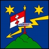 Fahne Gemeinde 3989 Blitzingen Ehemalige Gemeinde (VS) | 30 x 30 cm und Grösser