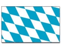 Bayern Rauten gedruckt im Querformat | 90 x 150 cm