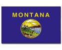 Montana Hissfahne gedruckt im Querformat | 90 x 150 cm