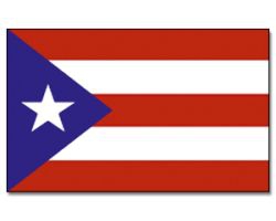 Puerto Rico gedruckt im Querformat | 90 x 150 cm