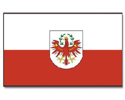 Tirol mit Wappen Fahne / Flagge am Stab | 30 x 45 cm