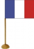 Frankreich Tischfähnchen mit Fuss | 45 x 70 mm