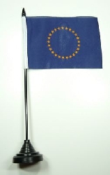 Europa Tisch-Fahne mit Fuss | 10 x 15 cm